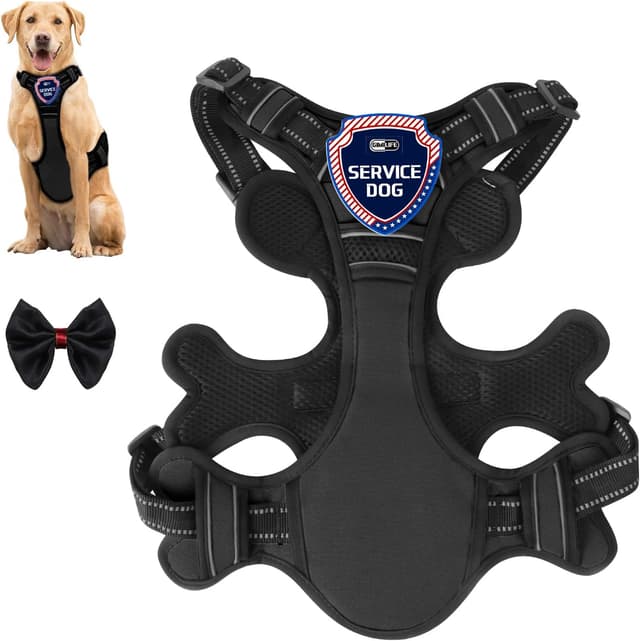 Detalle de Gimilife Dog Harness Reflective No Pull
