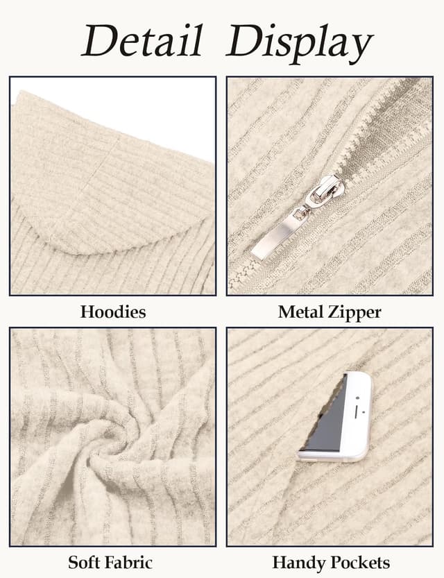 Thumbnail 4 de Flikity Zip Up Cardigan Hoodie M-XXL