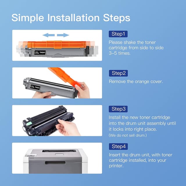 Detalle 2 de GPC IMAGE TN241 TN245 Toner 4er-Pack