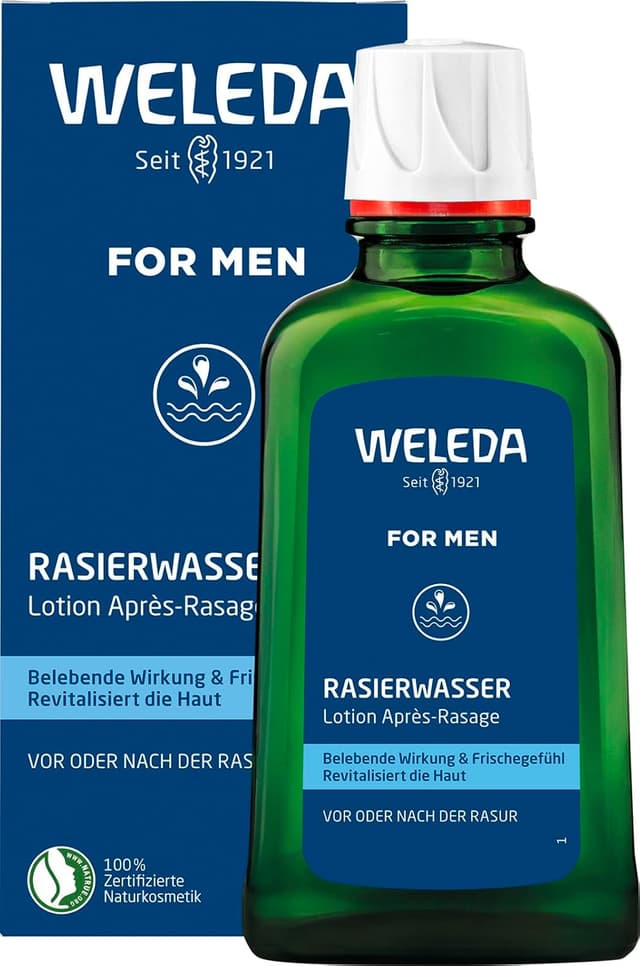 Imagen de WELEDA Bio FOR MEN Rasierwasser 100 ml en OfertitasTOP