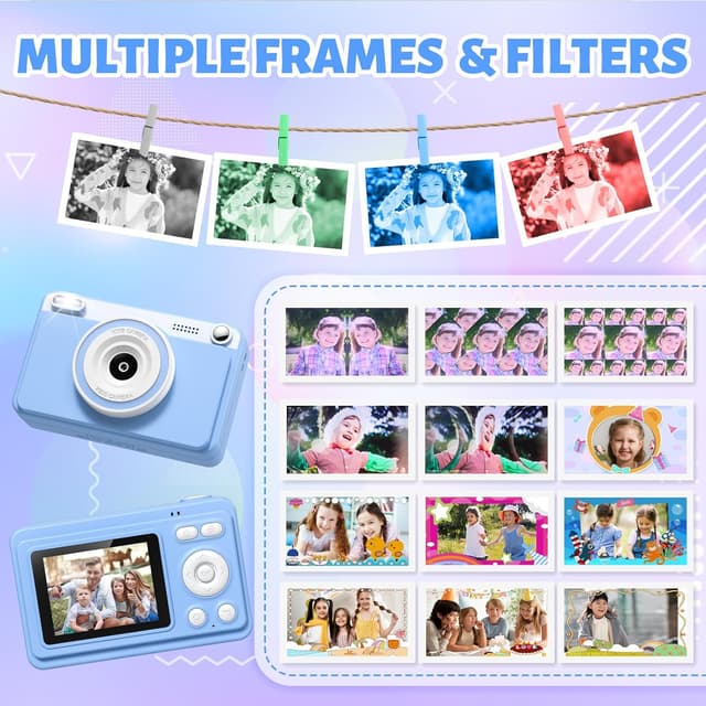 Detalle de GREENKINDER Kids Camera 1080P with 32GB card