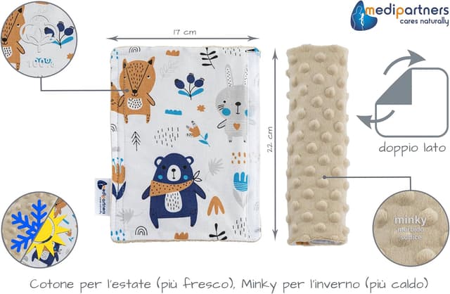 Detalle de Medi Partners copri cintura sicurezza auto 17x22