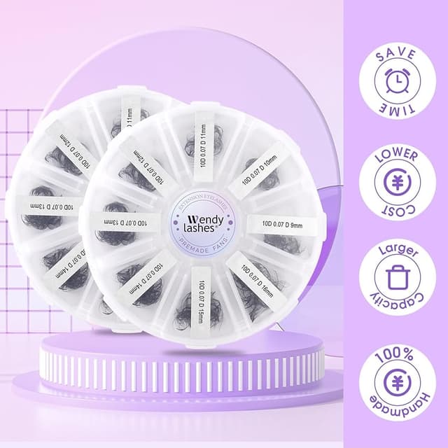 Thumbnail 6 de Volume Russes Cils 500 Fans 8D ⚙