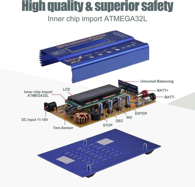 Thumbnail 3 de Lipo Ladegerät 80W Balancer 6A