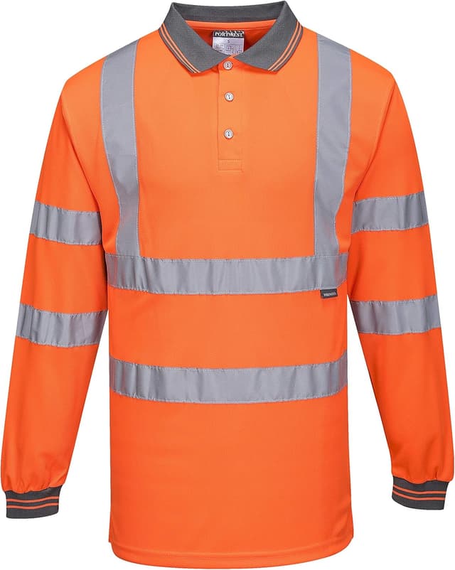 Thumbnail 6 de Portwest S277ORR4XL Polo HV manches longues 4XL