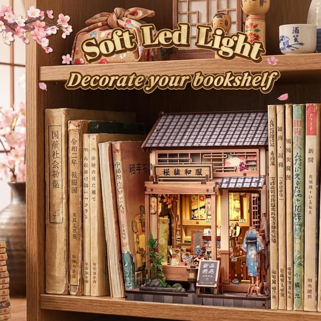 Detalle 2 de Cutefun Book Nook Japan Japanese book nook