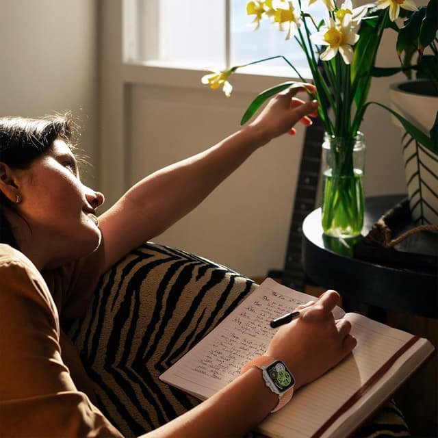 Thumbnail 6 de RoYiio Nylon-Armband (20 mm) für Amazfit Active 2 Square/Active 2 & weitere Modelle – Würzige Orange