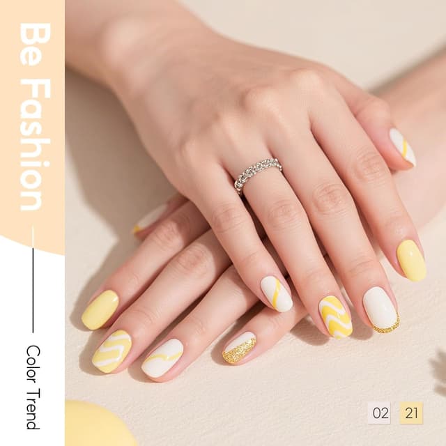 Detalle 2 de Peacecolor UV-Nagellack-Set mit 55 Farben (60-teilig) inkl. Base- und Top-Coats für Gelnägel-Starter