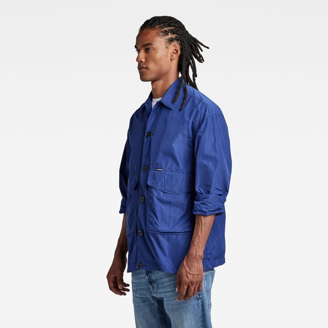 Detalle de G-Star Hommes Worker Oversized Overshirt : la surchemise pensée pour le quotidien