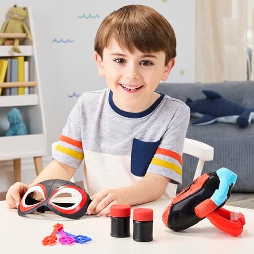 Detalle 2 de Marvel Spidey and His Amazing Friends Water-Webs Miles Morales — Lanzaburbujas 1 unidad