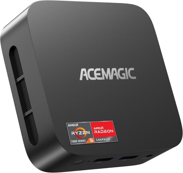 Detalle de ACEMAGICIAN Mini K1 Mini PC with AMD Ryzen 5 7430U, 32GB DDR4, 512GB SSD and Windows 11 Pro