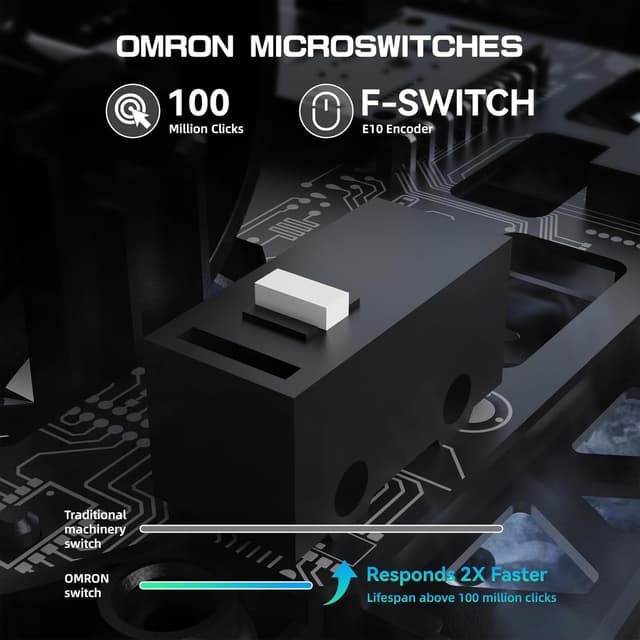 Detalle 1 de ATTACK SHARK R5 Ultra Gaming-Maus 42000 DPI