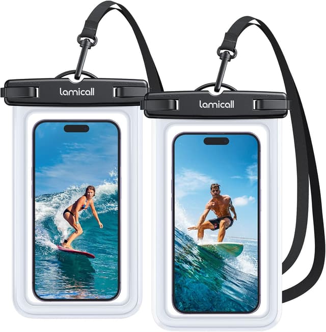 Imagen de Lamicall Waterproof Phone Pouch Case IPX8 2-pack en OfertitasTOP