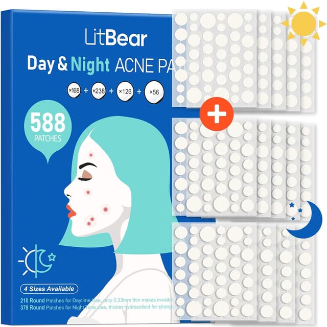 Imagen de LitBear Acne Pimple Patches 588 Dots en OfertitasTOP