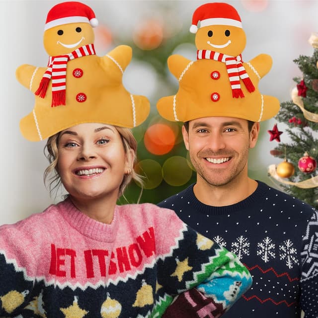 Thumbnail 6 de REDSTAR FANCY DRESS 4pc Novelty Christmas Hats Pack