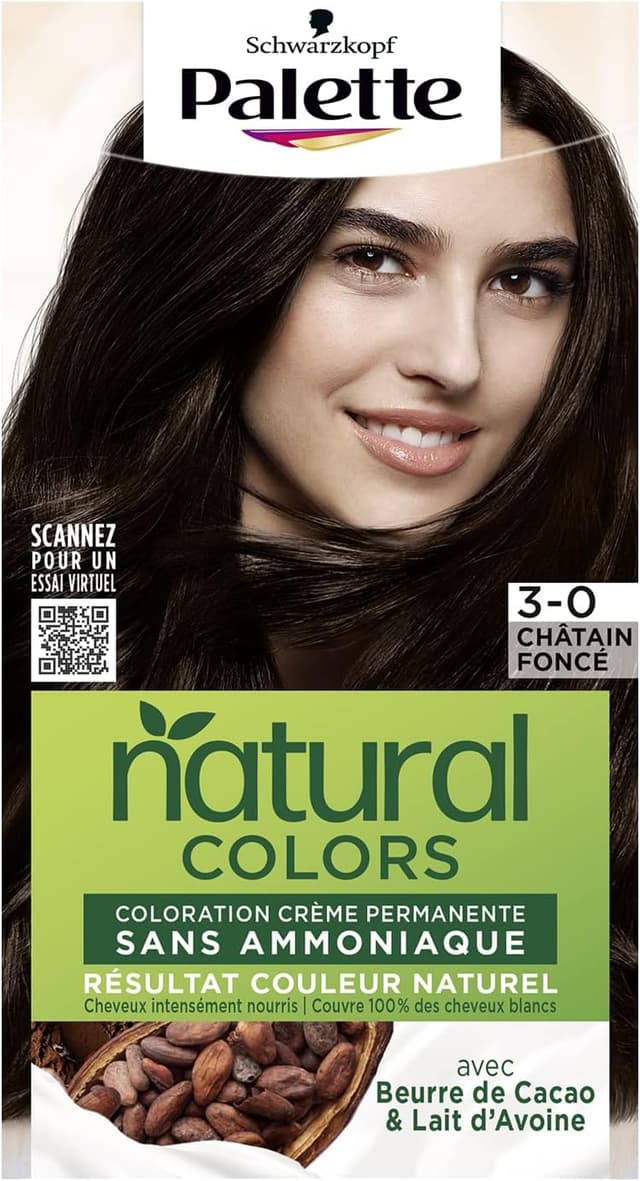 Thumbnail 1 de Palette Natural Colors Châtain Foncé 3,0 coloration permanente 💇♀