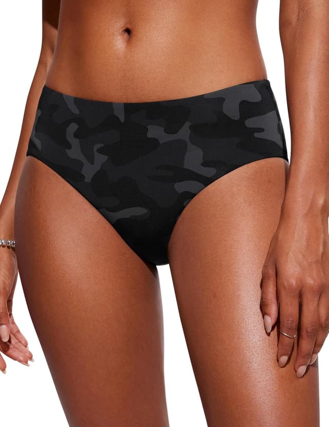 Detalle 2 de CRZ YOGA slip bikini donna a vita media con copertura totale e asciugatura rapida