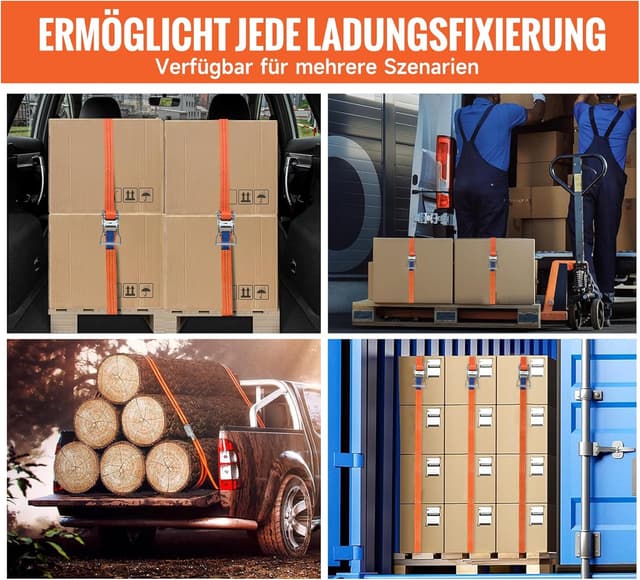 Thumbnail 5 de HOMELUX Spanngurte 4 Stück 6 m