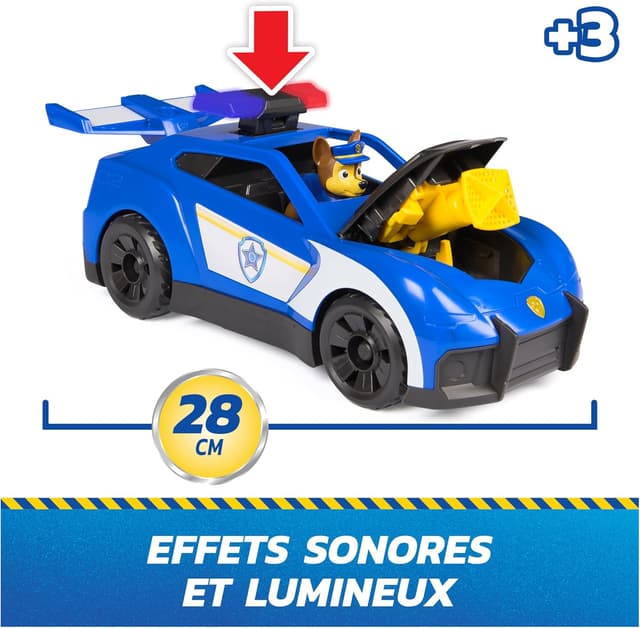 Detalle de Paw Patrol Véhicule interactif Chase 28 cm