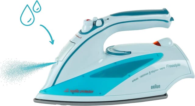 Detalle de Theo Klein 6245 ferro da stiro Braun per bambini a batteria con LED