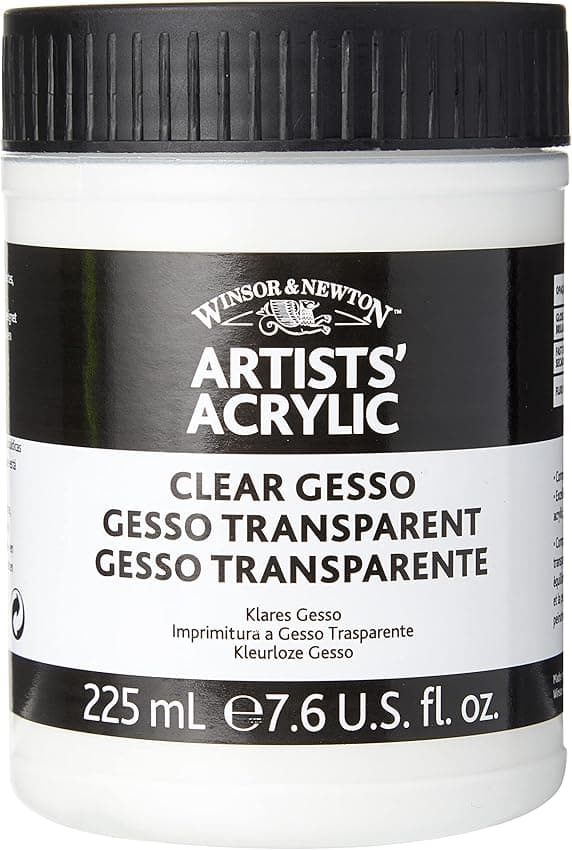 Thumbnail 1 de Winsor & Newton Gesso acrílico base transparente 225 ml 🎨