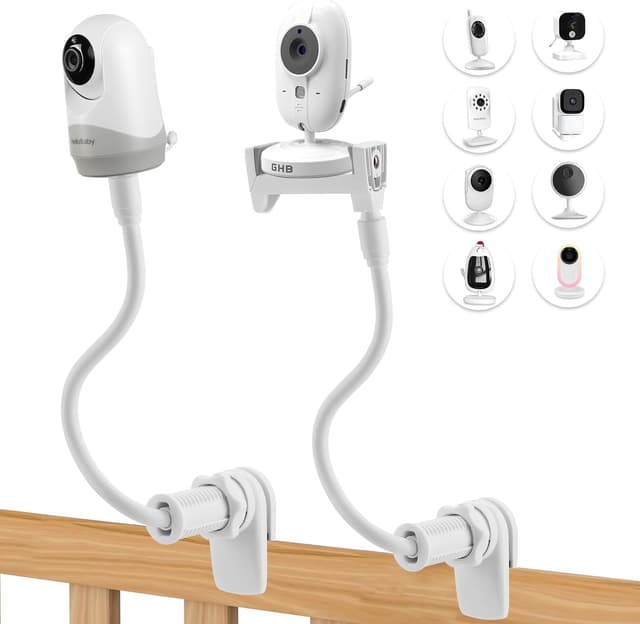 Detalle de Suglade baby monitor holder – universal, flexible 1/4 screw mount compatible with many mainstream baby cameras