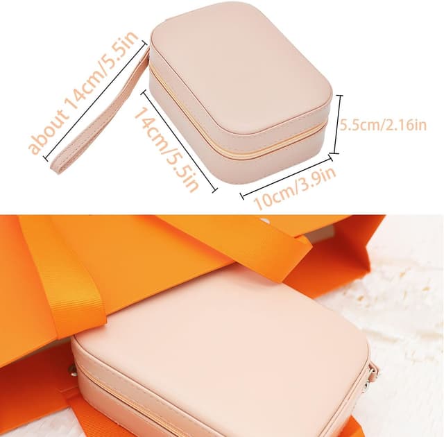 Detalle 2 de Boxudeli Joyero de viaje pequeño Rosa