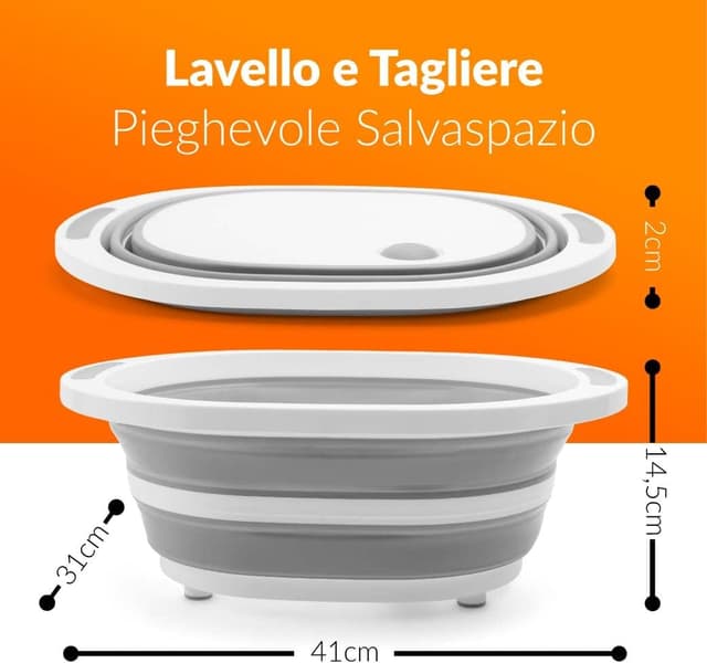 Thumbnail 2 de Upgrade4cars Lavello pieghevole 41x31 cm 🍽