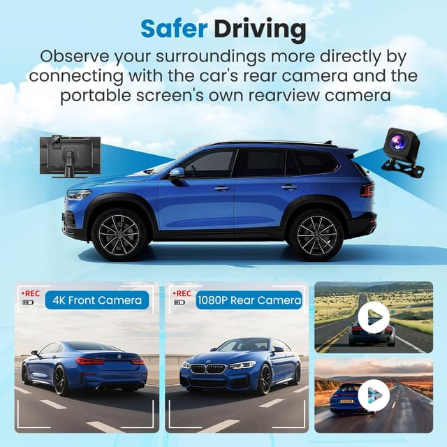 Detalle 1 de Portable CarPlay Screen 11.3-inch Wireless