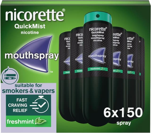 Thumbnail 6 de Nicorette QuickMist Freshmint 2 x 150 sprays 🚬