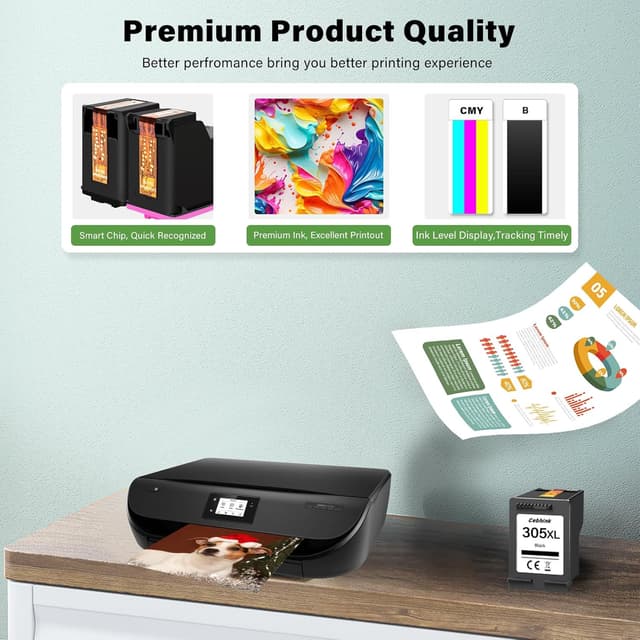 Detalle de 305XL Black Ink Cartridge 750 pages