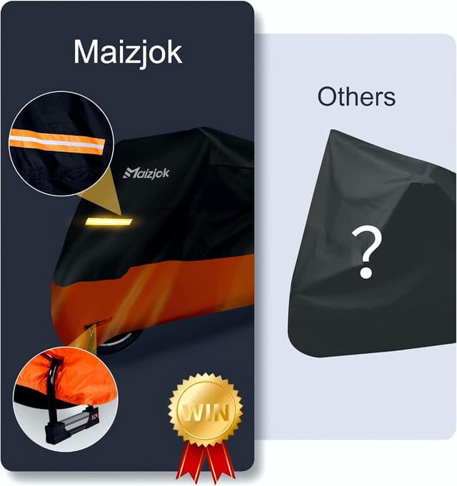 Thumbnail 3 de Maizjok Motorbike Cover Waterproof Outdoor