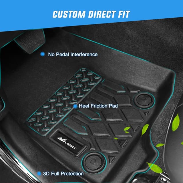 Thumbnail 1 de Nilight TPE Floor Mats for Chevy Malibu 2016–2025