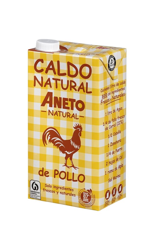 Thumbnail 1 de Aneto 100% natürlich Hühnerbrühe 6x1 l