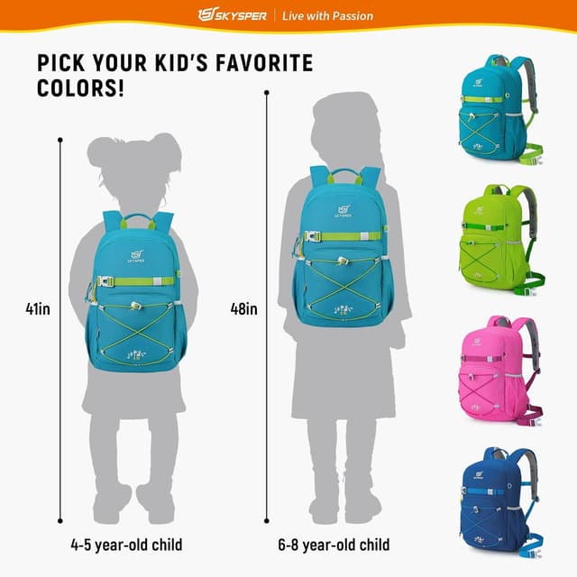 Thumbnail 5 de SKYSPER Kinderrucksack 15L Wanderrucksack