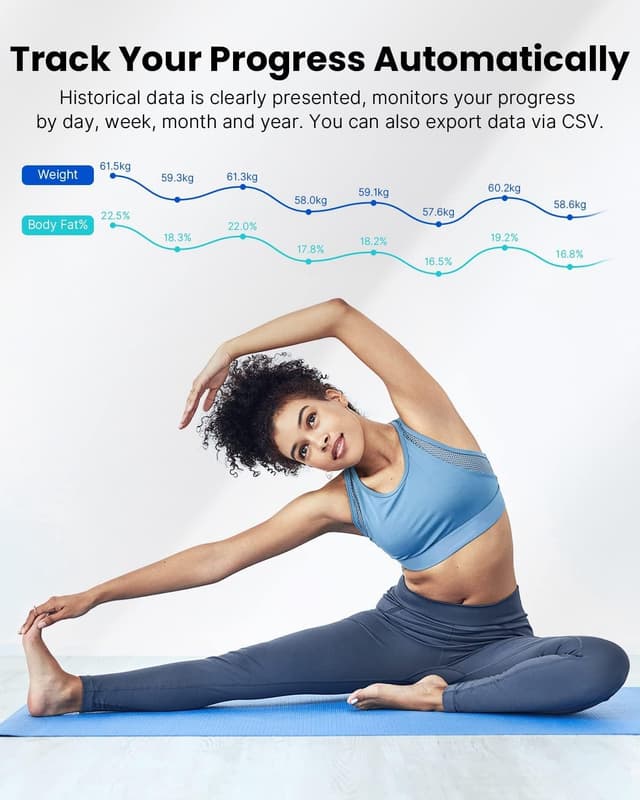Thumbnail 5 de RENPHO Elis 1 smart body fat scale 13 measurements ⚖