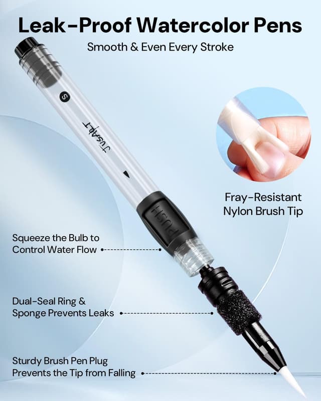 Detalle de JusArt Water Brush Pens 6 Pack