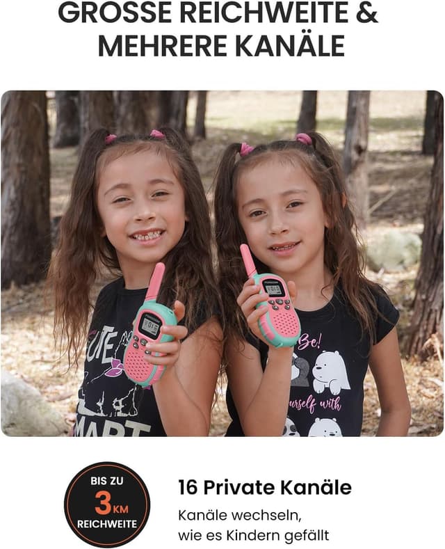 Detalle 2 de FOREDOM Walkie Talkies für Kinder