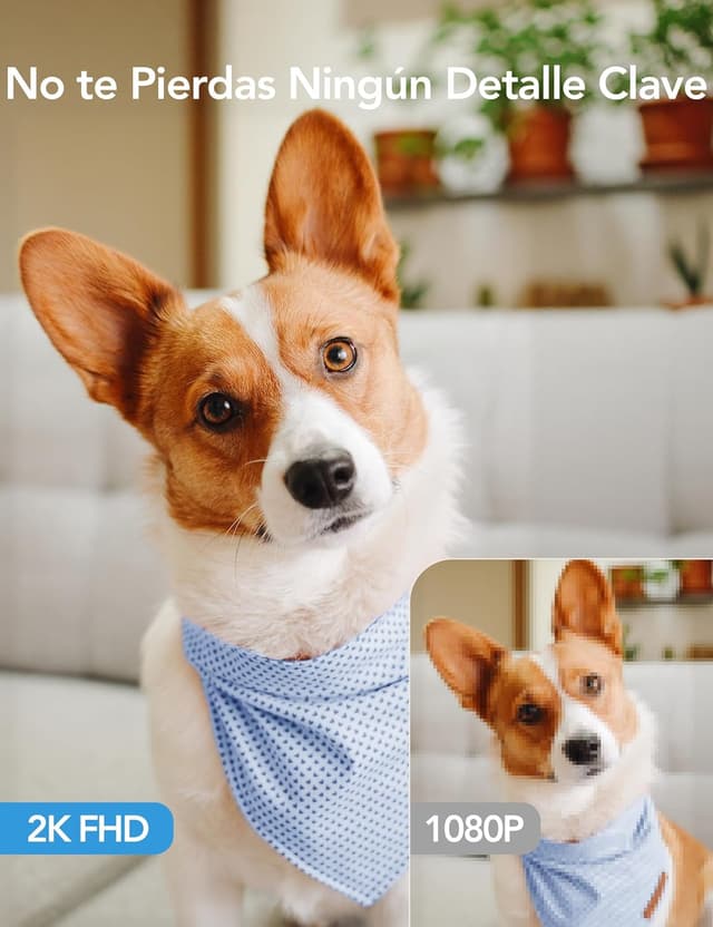 Thumbnail 2 de GNCC Camara Vigilancia WiFi Interior 360° PTZ 2K Cámara Vigilancia Interior con Seguimiento, para Adecuado para Bebés/Mascotas/Familia, Detección de IA, Audio Bidireccional, Visión Nocturna, 2,4GHz