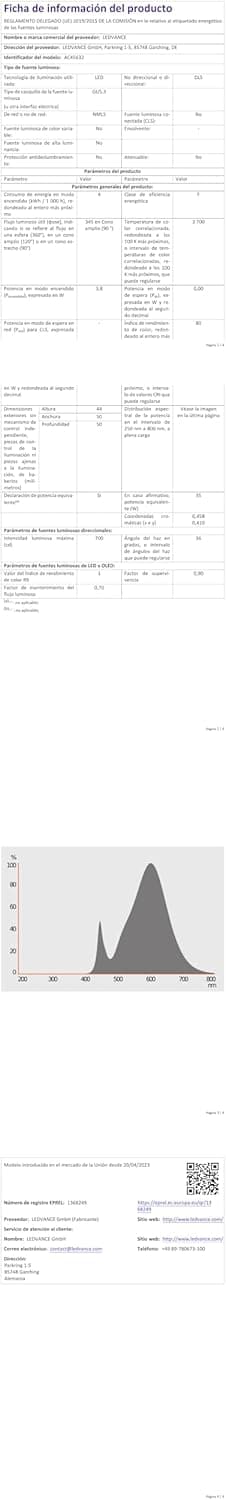 Thumbnail 6 de OSRAM LED MR16 - 5 bombillas 3.8W blanco cálido 🌟