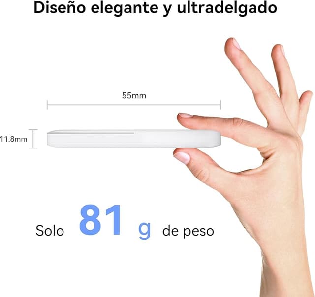 Detalle 1 de HUAWEI E5586 4G WiFi Portátil 📶 con Batería de 6h