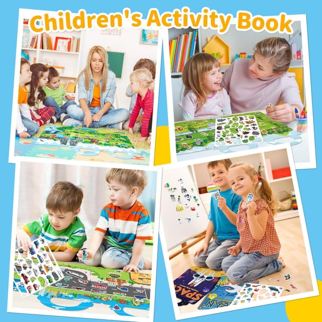 Thumbnail 6 de CREATIVETREES 6-Set Reusable Sticker Book for Toddlers 🎨