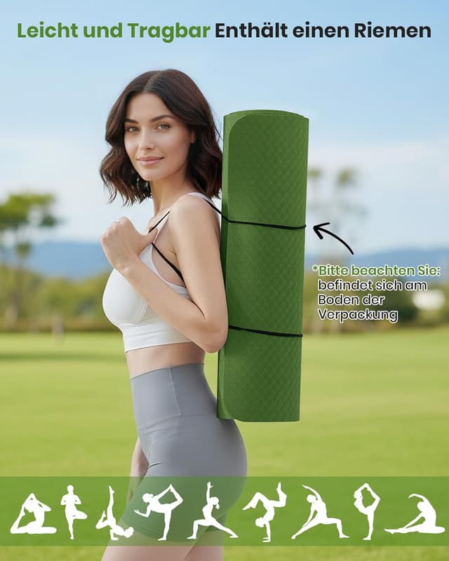 Thumbnail 6 de Oak & Tea Tappetino da yoga 183 x 61 cm