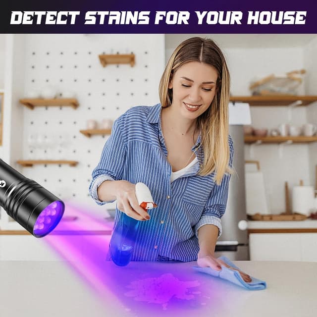 Thumbnail 6 de UV Taschenlampe 2er-Set 395 nm Schwarzlicht 🔦