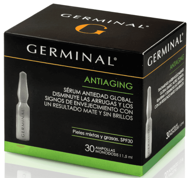 Detalle de Germinal Acción Profunda Piel Mixta 30 ampollas