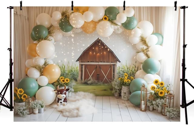 Detalle de AIBIIN Farm Backdrop 7x5ft