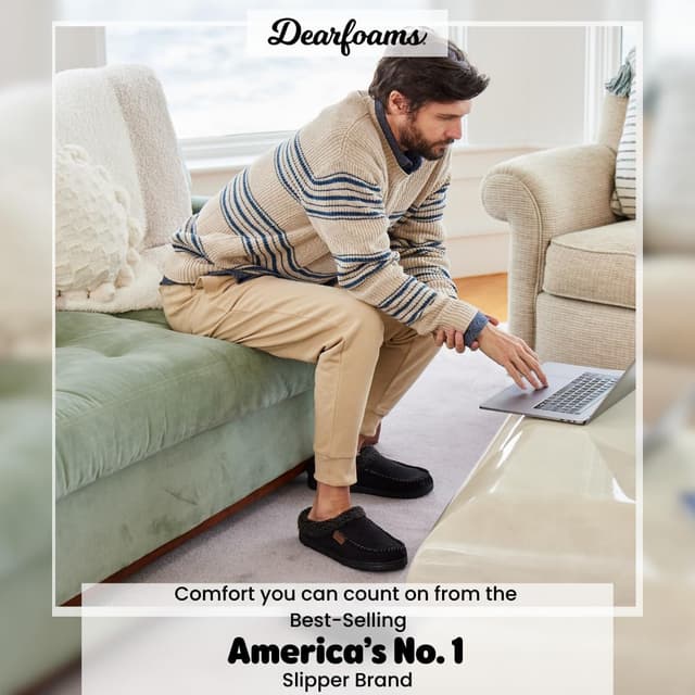 Thumbnail 4 de Dearfoams Brendan Memory Foam Clog 7-16