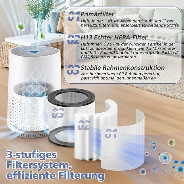 Detalle de FY0611/30 HEPA Ersatzfilter 2er Pack