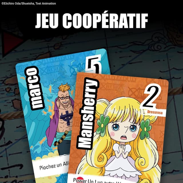 Detalle de Ravensburger One Piece Nakama : Alliés & Ennemis (jeu de société coopératif)