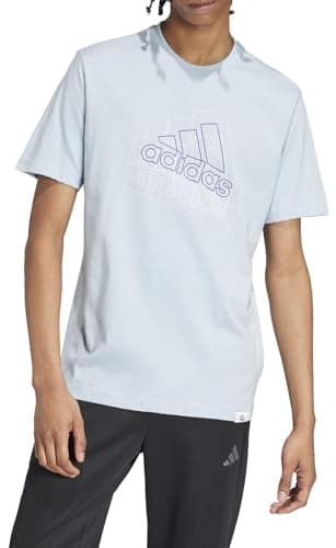 Thumbnail 2 de adidas Hombre Tech BOS Graphic Tee - Wonder Blue 🌟